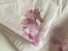 Next Single Unicorns Duvet Set Tie die effect Purples pinks