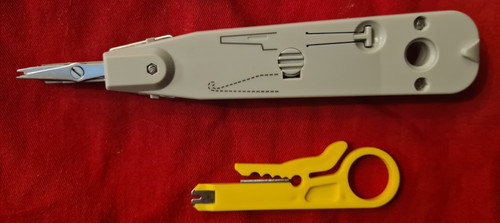 Punch down tool - punch-down, wire