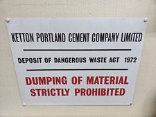 Ketton Portland Cement Sign