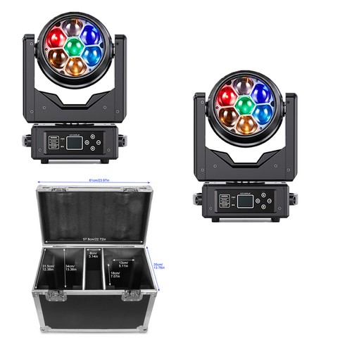 Led rgbw moving - 7, wash