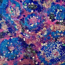 Original abstract glitter