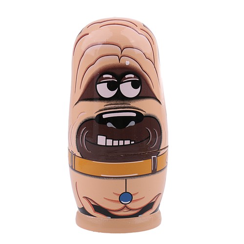 Animals wooden nesting doll - animals,