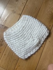 Hollister White Chunky Knit Snood, Soft And Warm, One Size