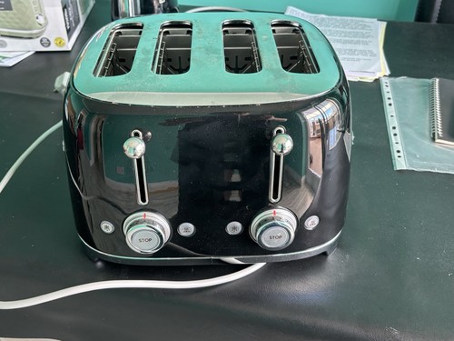 Smeg slice toaster black - black, 40%