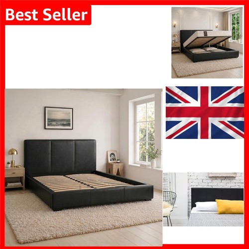 Small double ottoman bed - small,