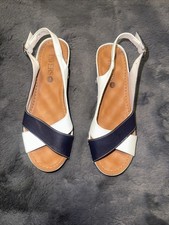 Pavers Women's Slingback Sandals with Wedge Heel UK Size 5, EU Size 38, Wide Fit