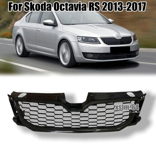 Gloss black front bumper - black,