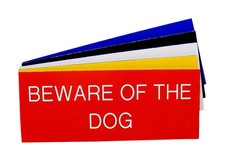 Quality Engraved Plaque BEWARE