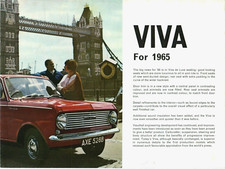 Vauxhall Viva HA Specification Improvements 1964-1965 UK Market Foldout Brochure