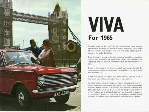 Vauxhall viva specification - viva, ha