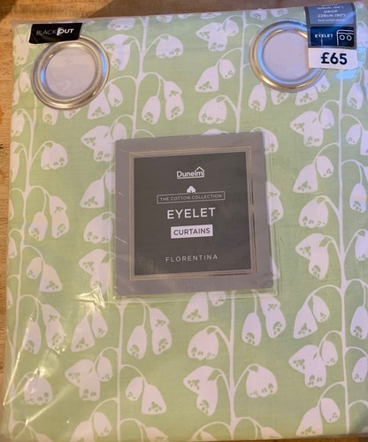 Dunelm soft green floral - dunelm,