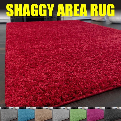 Thick shaggy rugs - living, room