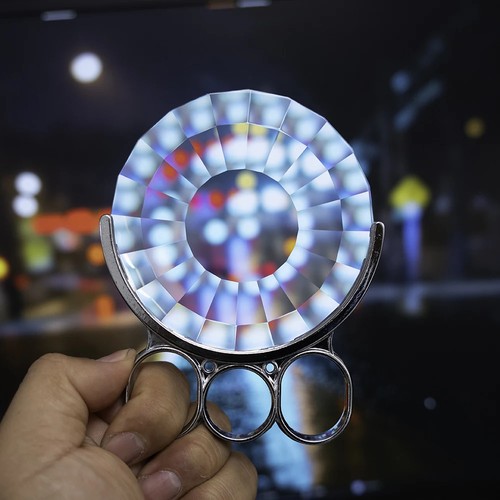 90mm glass kaleidoscope prism - glass,