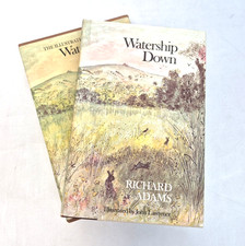 Watership Down The Illustrated Edition 1976 Richard Adams With Slipcase