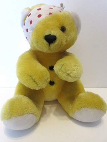 Vintage plush pudsey bear bbc - vintage,