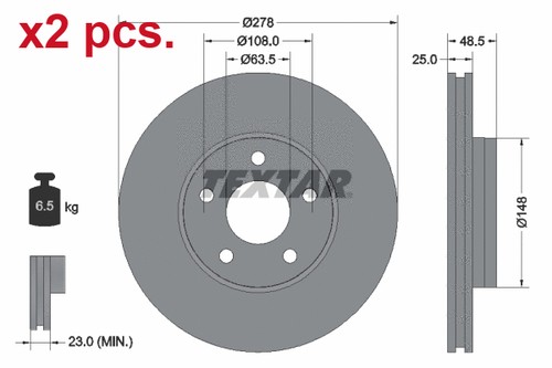Pcs front brake - pcs,