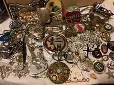 METAL CURIOS JOB LOT x 64 Medals Bits + Bobs Odds + Sods Collectors Profit?