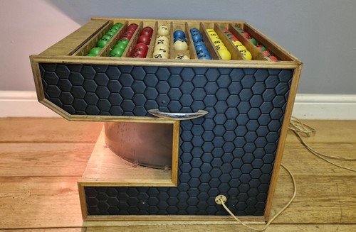 Vintage bingo blower machine - vintage,