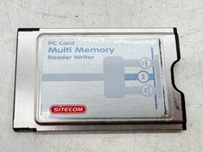 SITECOM PC-200 V2 MULTI MEMORY CARD READER WRITER PCMCIA PC CARD ADAPTER