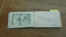 WW2 1940s FRIENDSHIP AUTOGRAPH BOOK PHYLLIS BALDOCK FAVERSHAM
