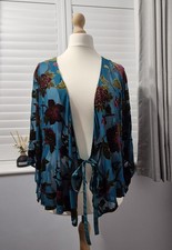 EAST Silk Blend Devoré Kimono