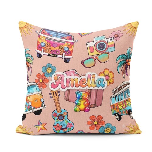 Cushion throw pillow hippie - throw,
