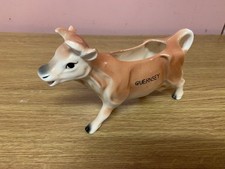 vintage gurnesey cow cream jug