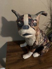 Papier Mache Boston Terrier