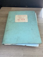  PAXMAN RPH DIESEL ENGINE ILLUSTRATED PARTS LIST ISSUED 1963 ORIGINAL HARD BACK 