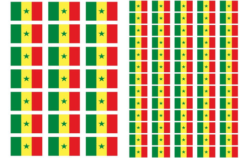 Senegal flag stickers - senegal,