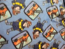 OOP Fireman Equipment Fleece