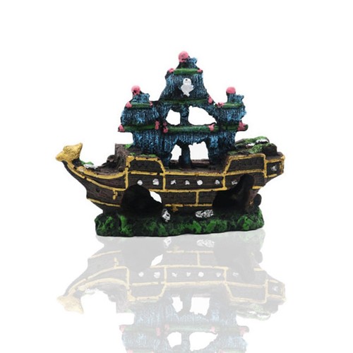 Aquarium shipwreck decor - aquarium,