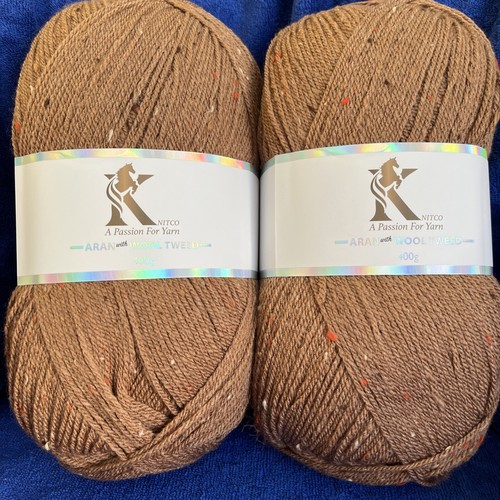 400g knitco aran with wool - 400g,