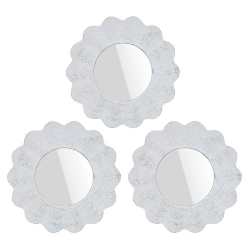 Set wall mirrors brushed - set, 3