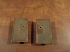 ORIGINAL National Cash Register (Bronze) Red Brass End Caps Renaissance Model