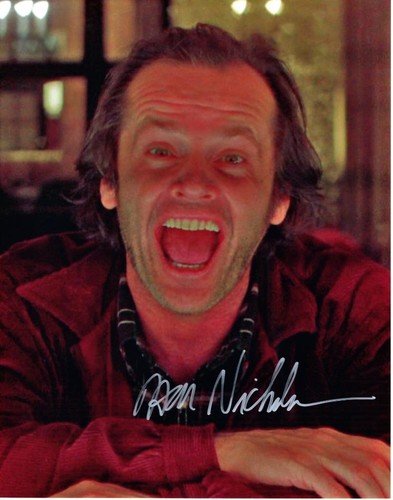 Jack nicholson signed 11x14 - jack,