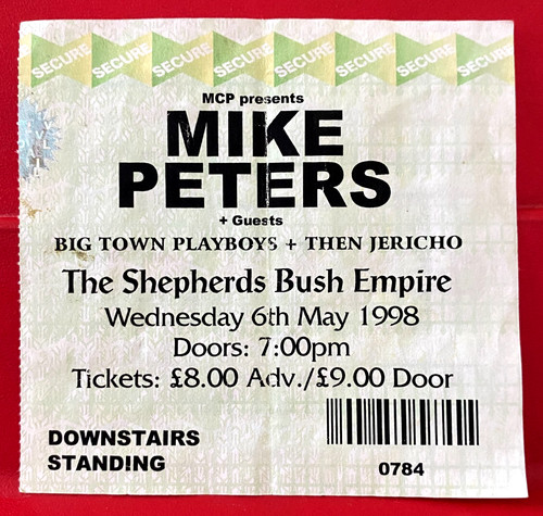 Mike peters then jericho 1998 - peters/then,