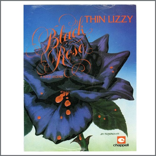 Thin lizzy black - lizzy, rose