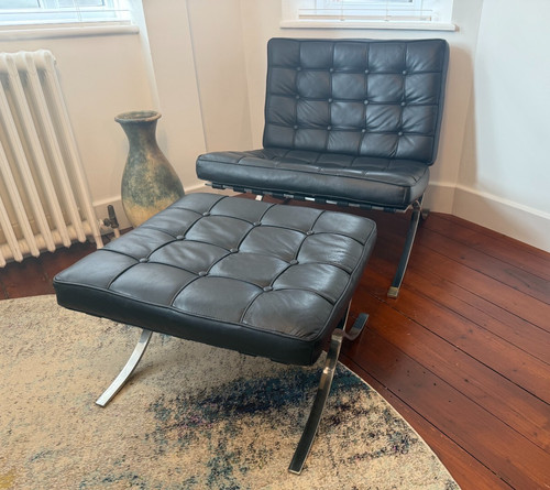 Barcelona style chair - barcelona,