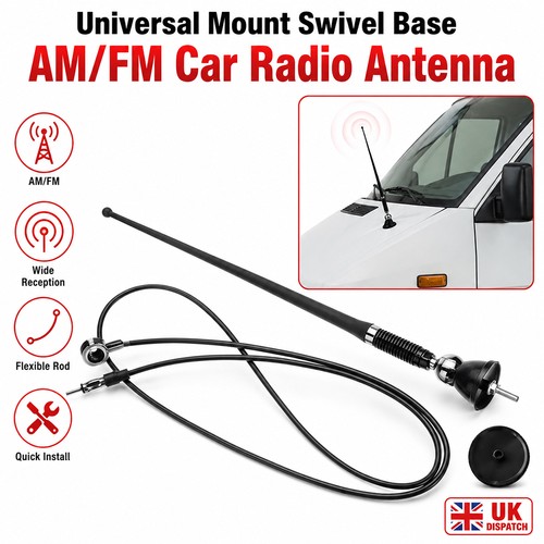 Vehicle radio antenna - am, fm