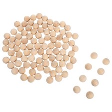 100 Pcs 20 Mm Unfinished Wood