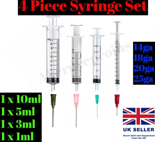 1ml 10ml syringe set 4 - syringe, +