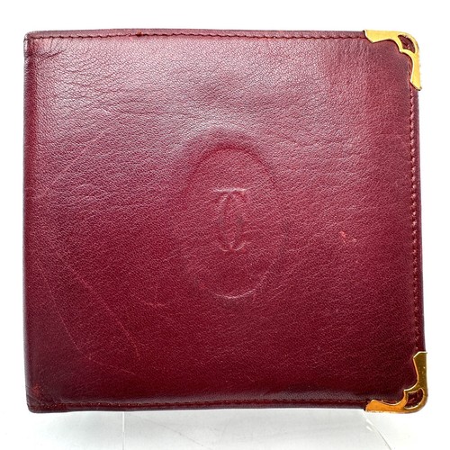 Cartier fold wallet leather - cartier,