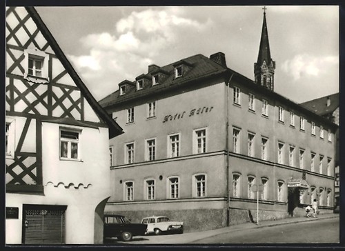 Postcard münchberg upper - of,