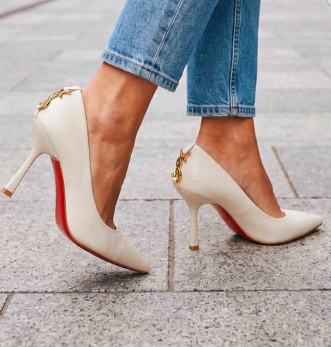 Women beige pointed - women’s, toe