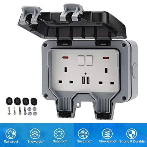 Outdoor socket ip66 - outdoor,