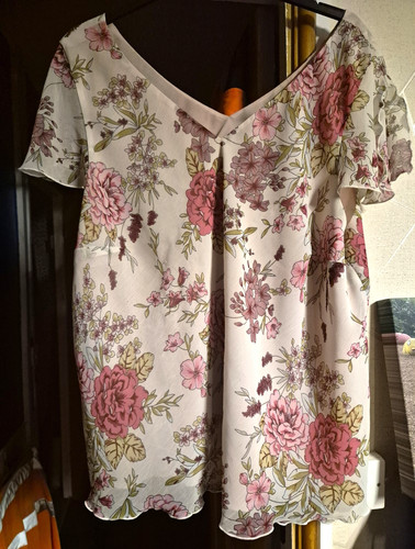 Ann harvey pink floral - floral, chiffon