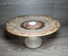 Vintage Cake Stand  Glass