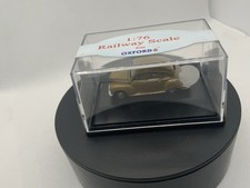 RARE OXFORD DIECAST 76JJ002 AUSTIN JOWETT JAVLELIN SAND METALLIC 1:76 PREOWNED