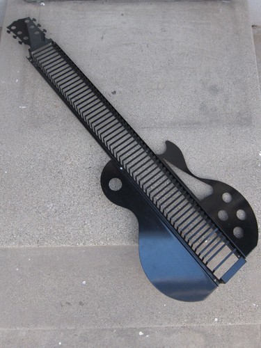Wall mounted guitar shaped - shaped, cd